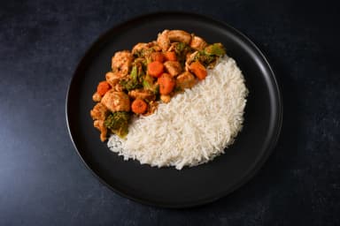 Chicken stew with rice